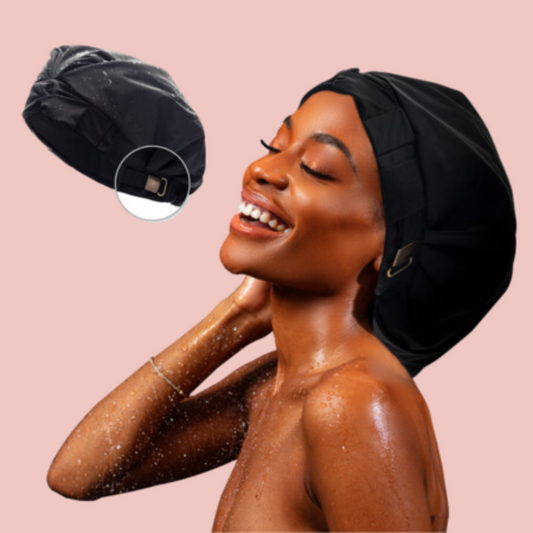 Classic Satin-Lined Shower Cap (available in 3 colors)