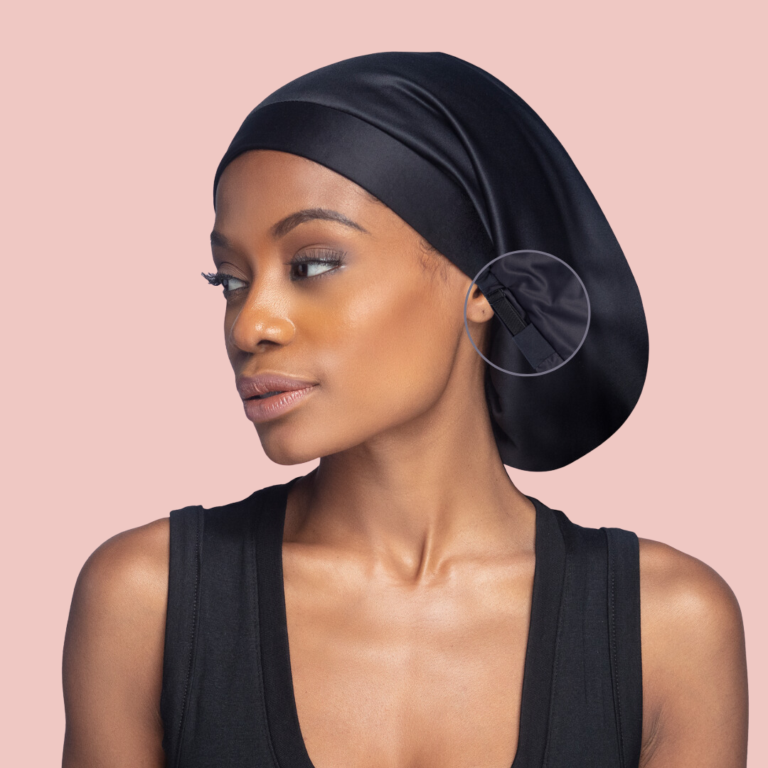 Classic Satin-Lined Sleep Cap (available in 3 colors)