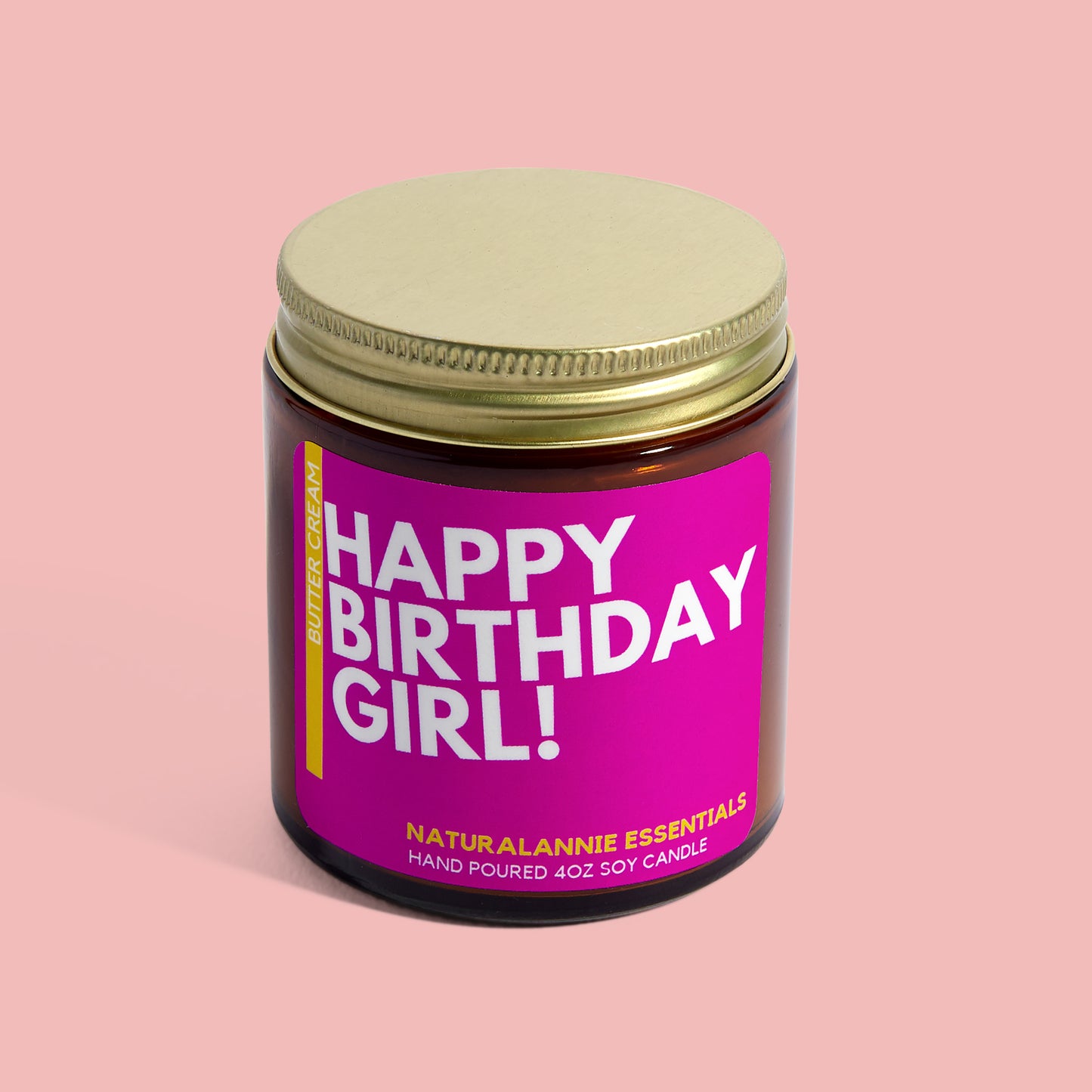 Happy Birthday Girl! Buttercream Soy Candle