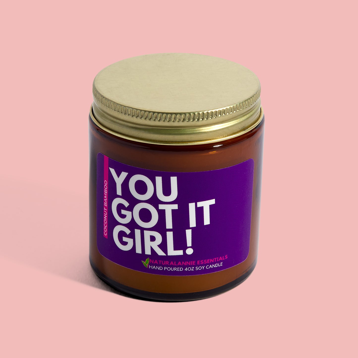 You Got It Girl! Coconut Bamboo Soy Candle