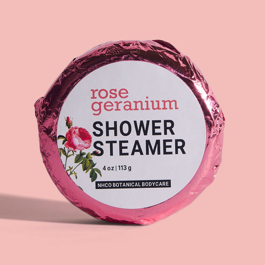 Shower Steamer in Rose Geranium