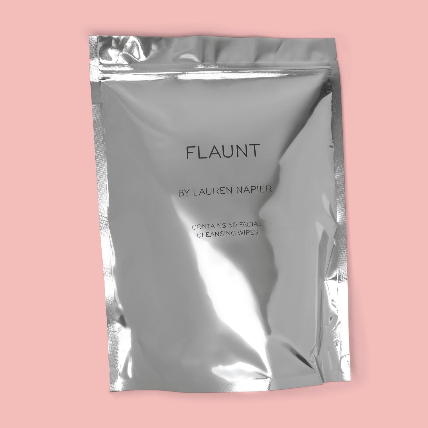 Flaunt Facial Cleansing Wipes- 50 count