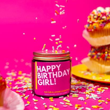 Happy Birthday Girl! Buttercream Soy Candle